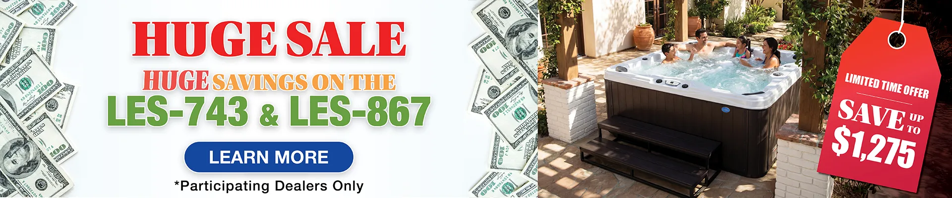 Calspas hot tub being used in a family setting - Birmingham